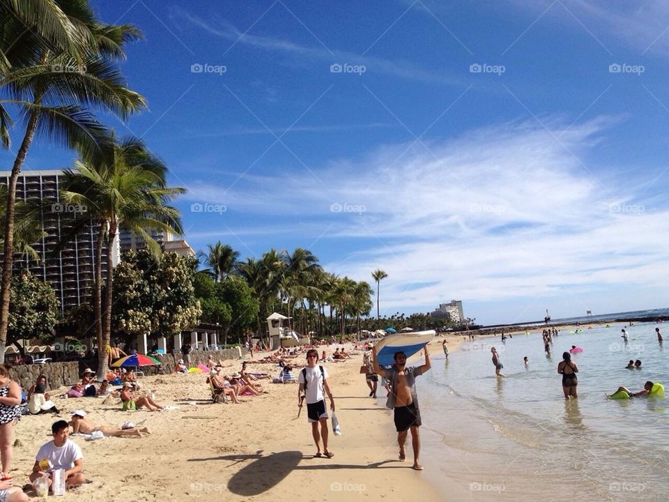 Waikiki Beach Hawaii 