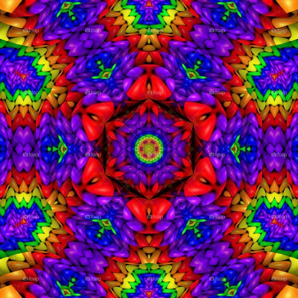 summer colours kaleidoscope