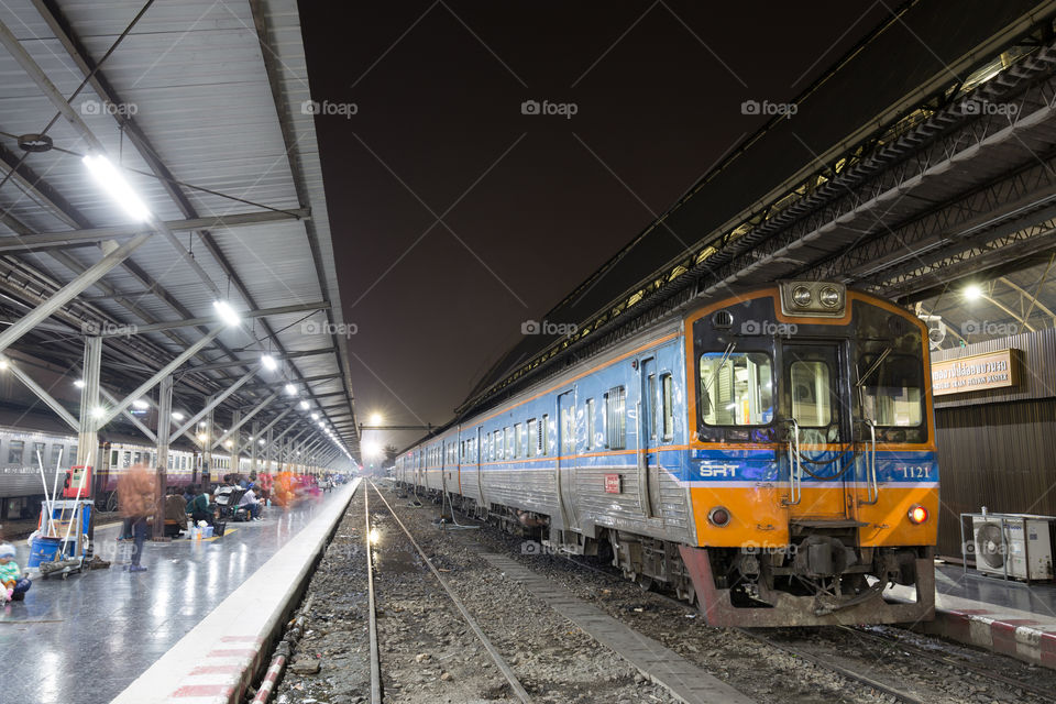 Train in railway 