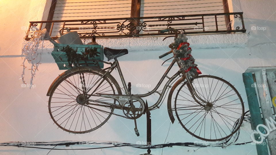 Bicicleta. decoracion.
