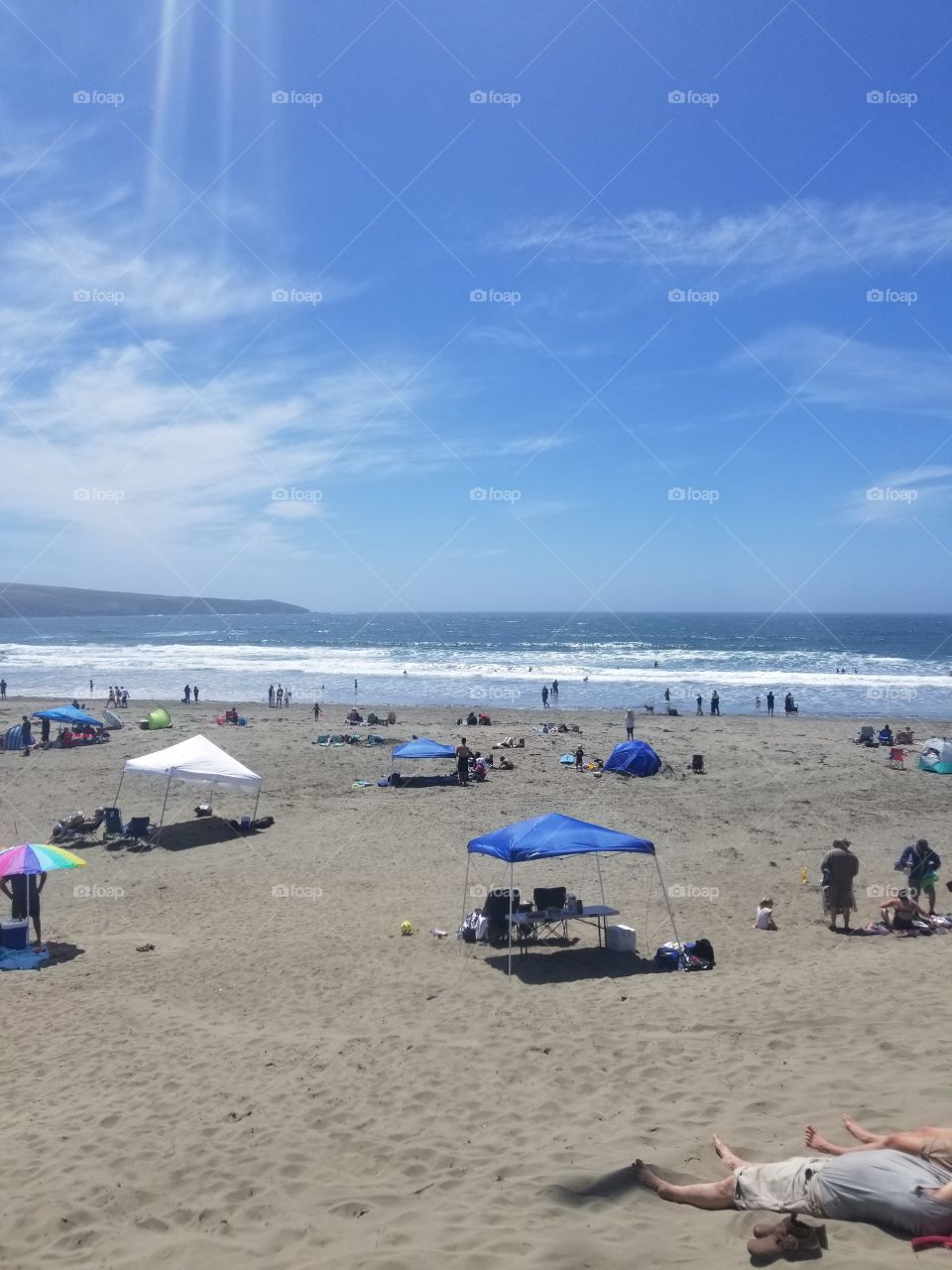 A nice day at the beach.