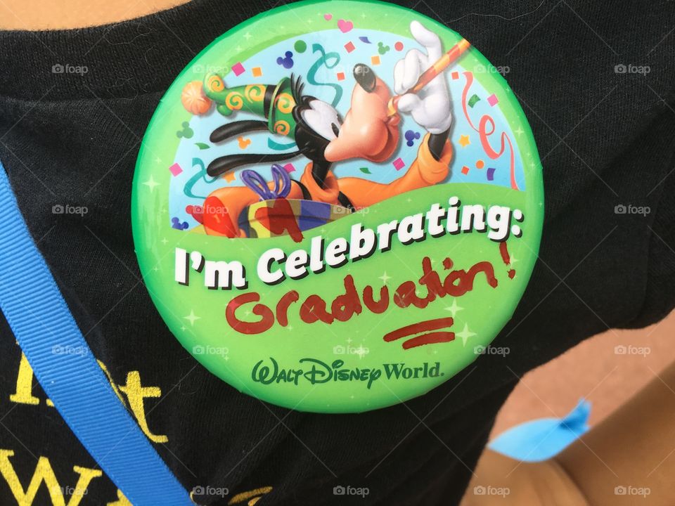Graduation button
