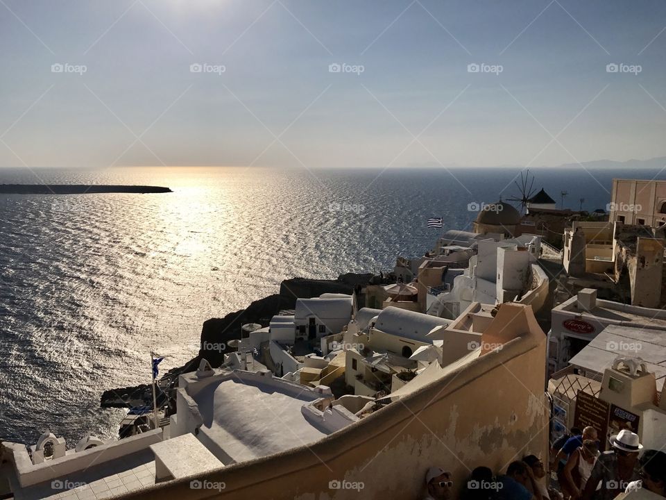 The beautiful cliff side architecture of Santorini