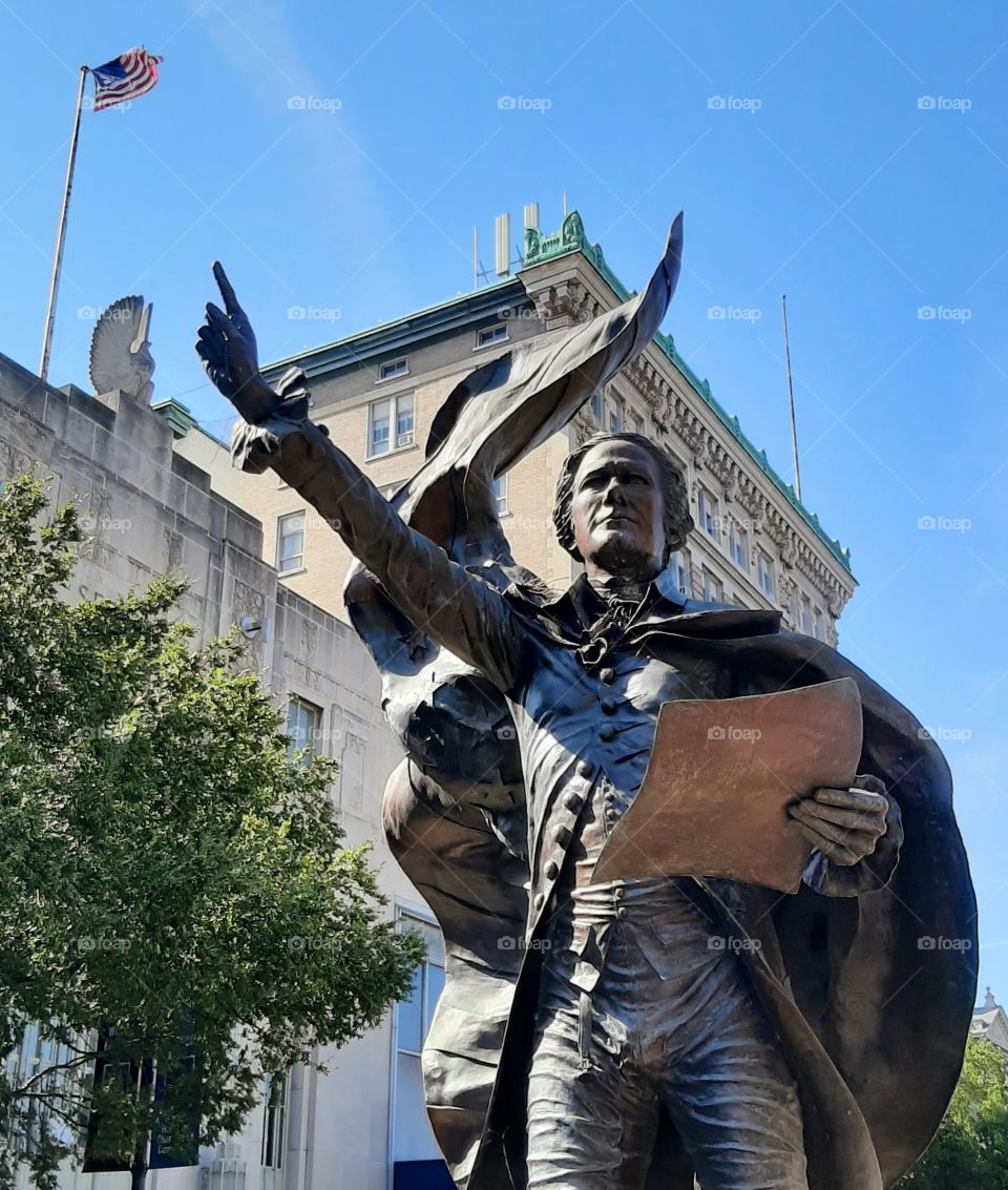 Alexander Hamilton Points the Way