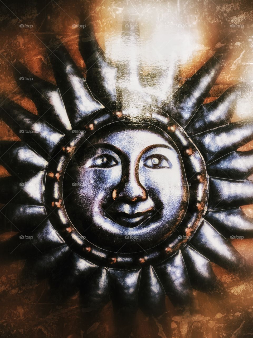 Esoteric Sun Symbol In A Hermetic Style