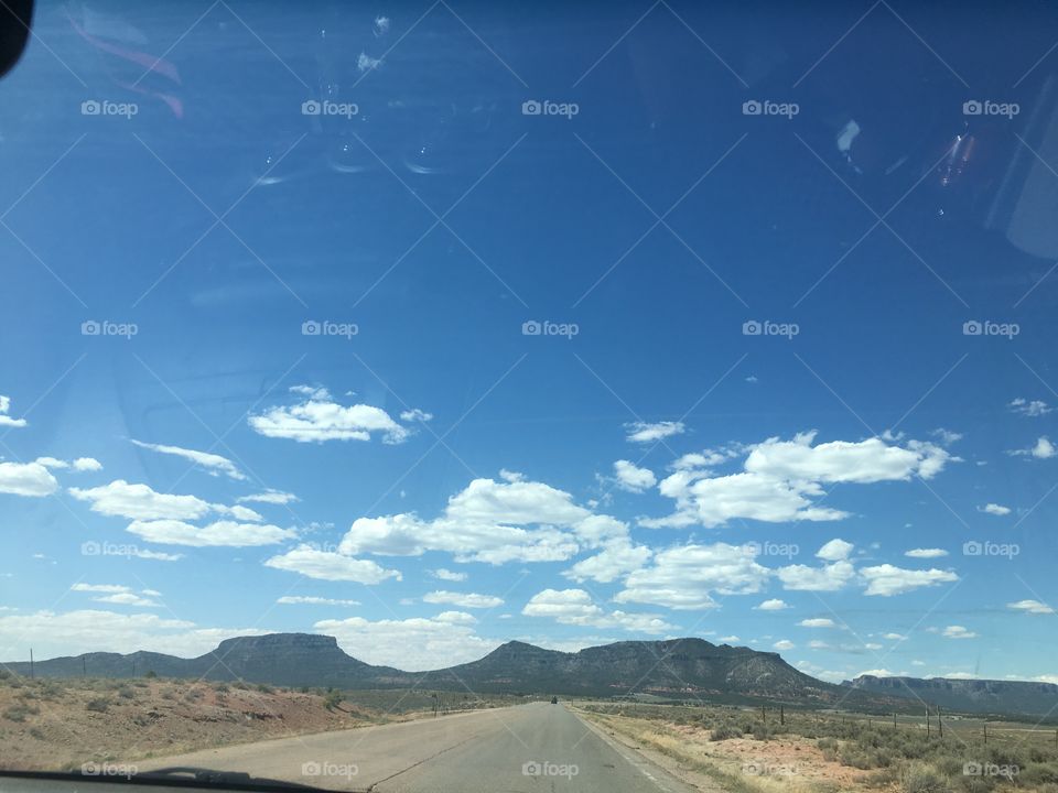A drive through the desert