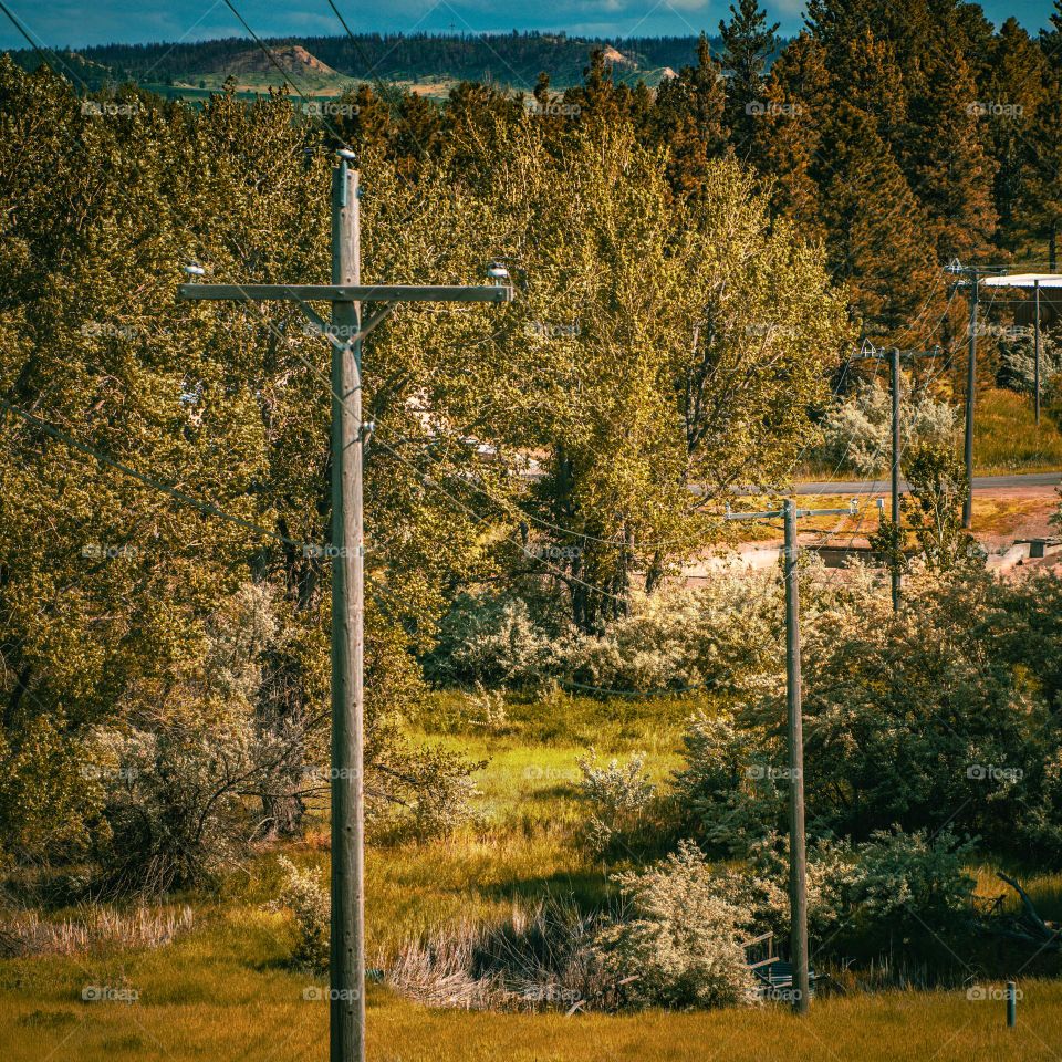 Colstrip telephone system.