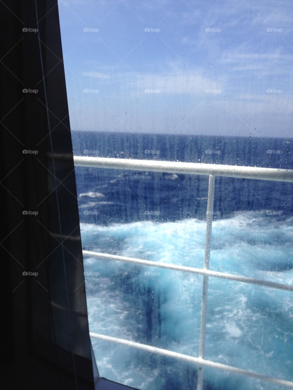 Cruise ship dining room view