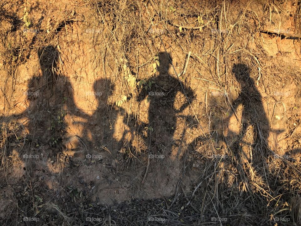 Silhueta de Ciclistas 