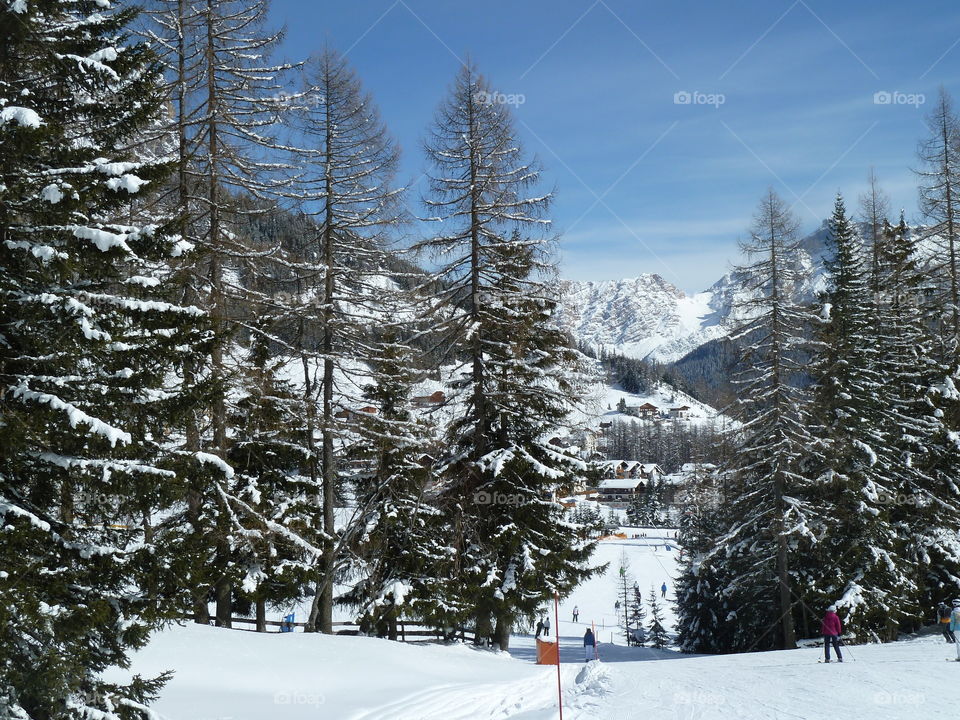 Italian Dolomites view