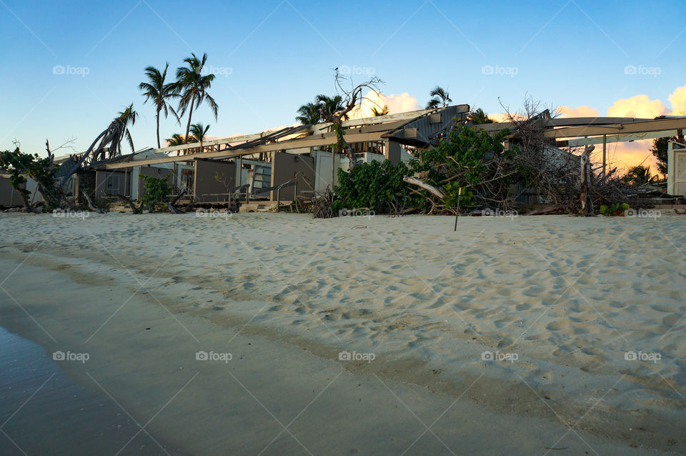 Resort destroyed by hurricanes