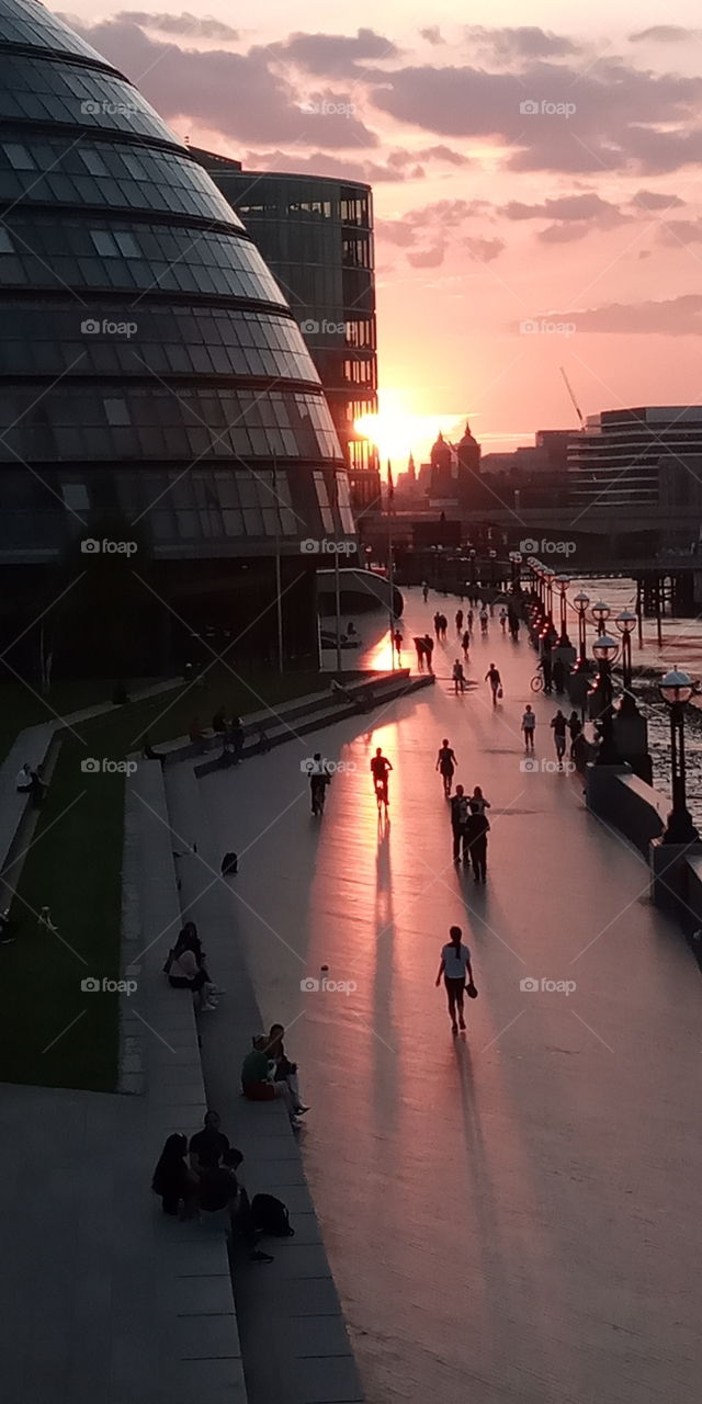 Tower Bridge sunset