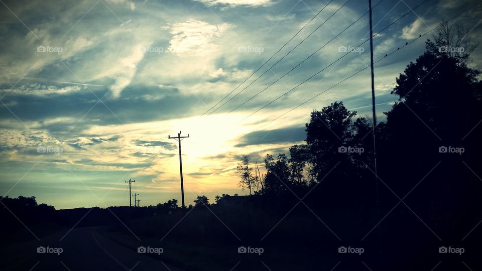 Sunset in the Midwest