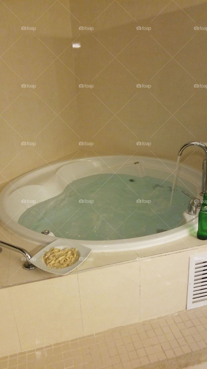 pasta and Jacuzzi