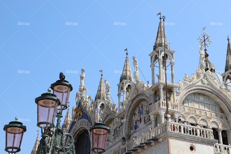 The roof of the old church 