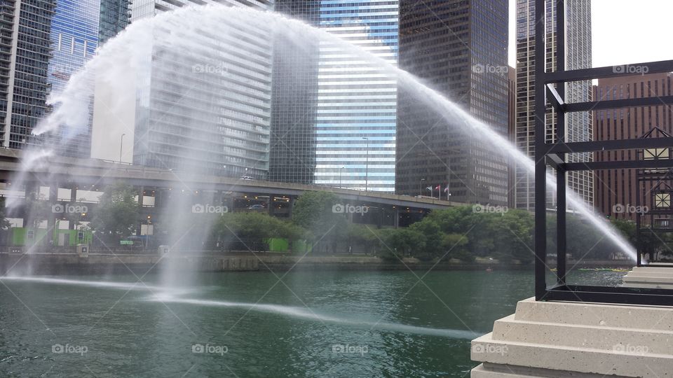 Chicago hourly fountain