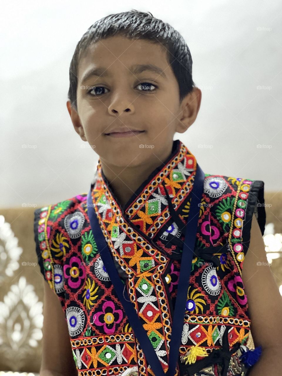 A boy with happy face 