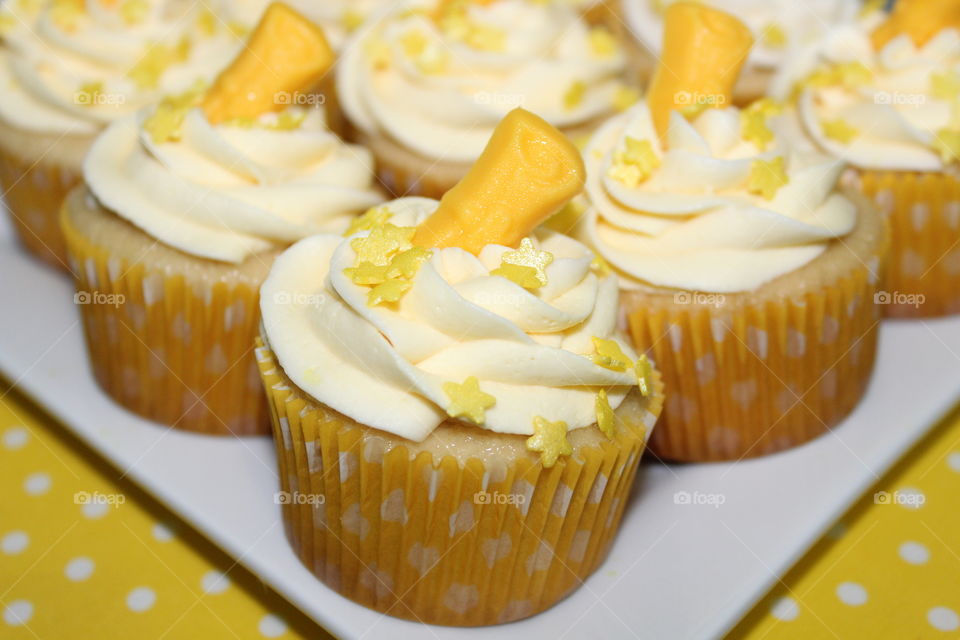 Vanilla Cupcake with Buttercream Icing 