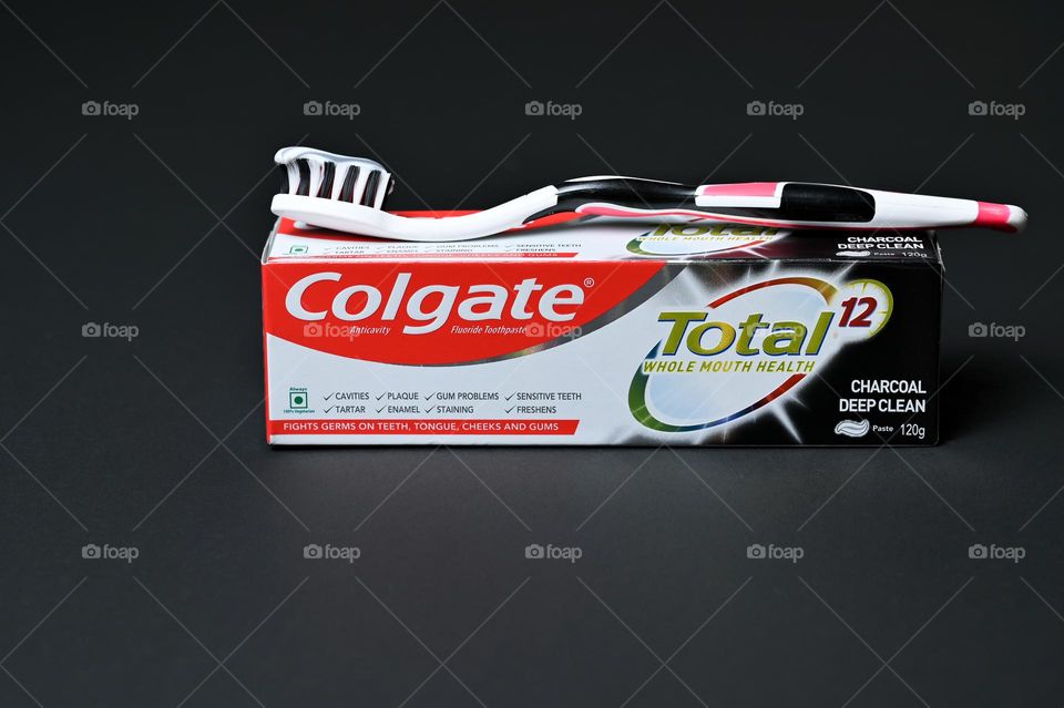 The only product I trust for my dental care, Colgate toothpaste with charcoal based