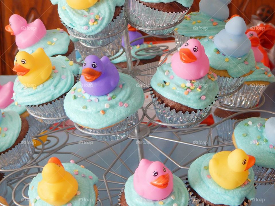 Ducky cupcakes 