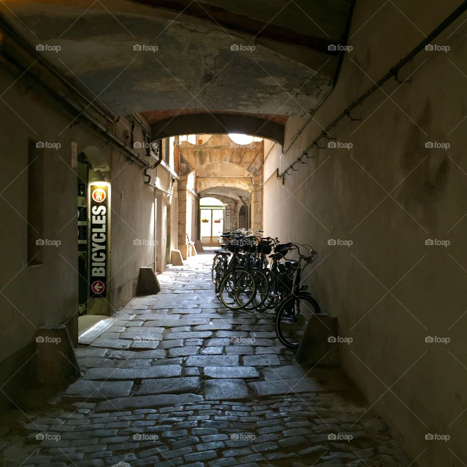 Old town in Barcelona 