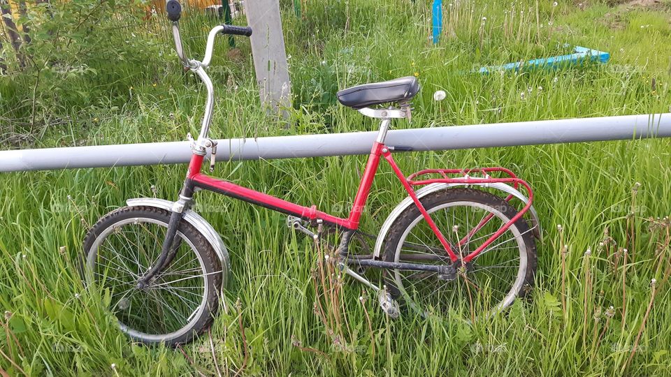 старый велосипед