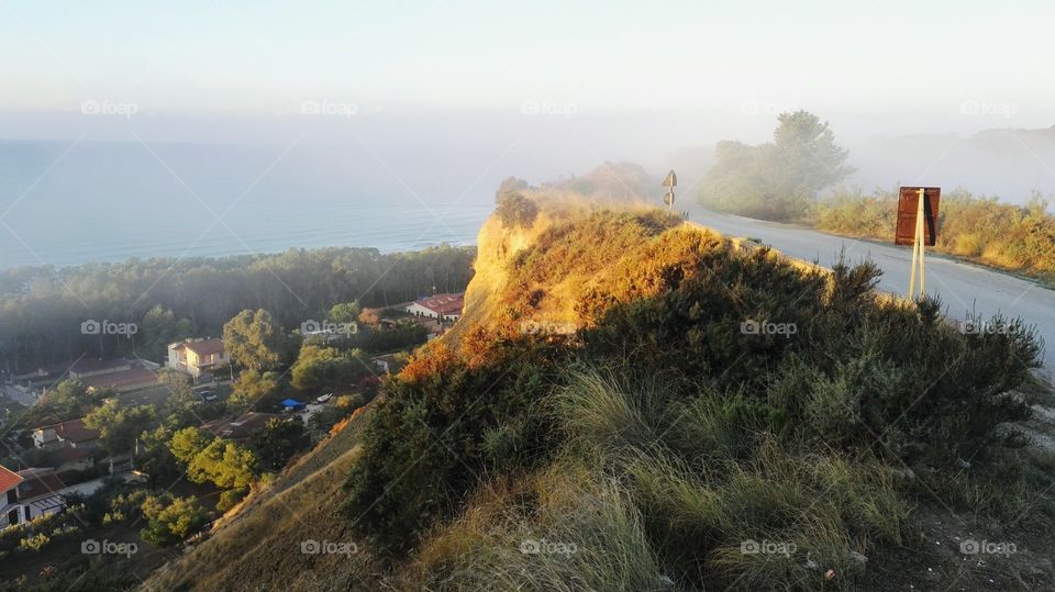panorama con nebbia 2