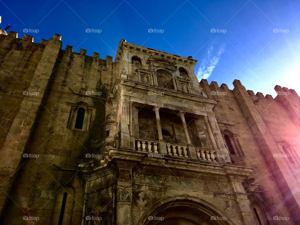 Old Church in Coimbra, Portugal 