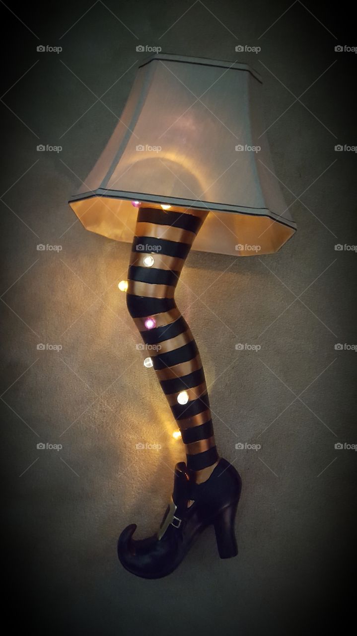 lamp leg Halloween