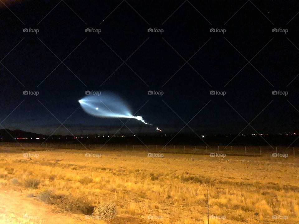 Space x launch from Phoenix