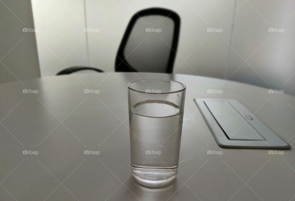 Glass of Water on Table