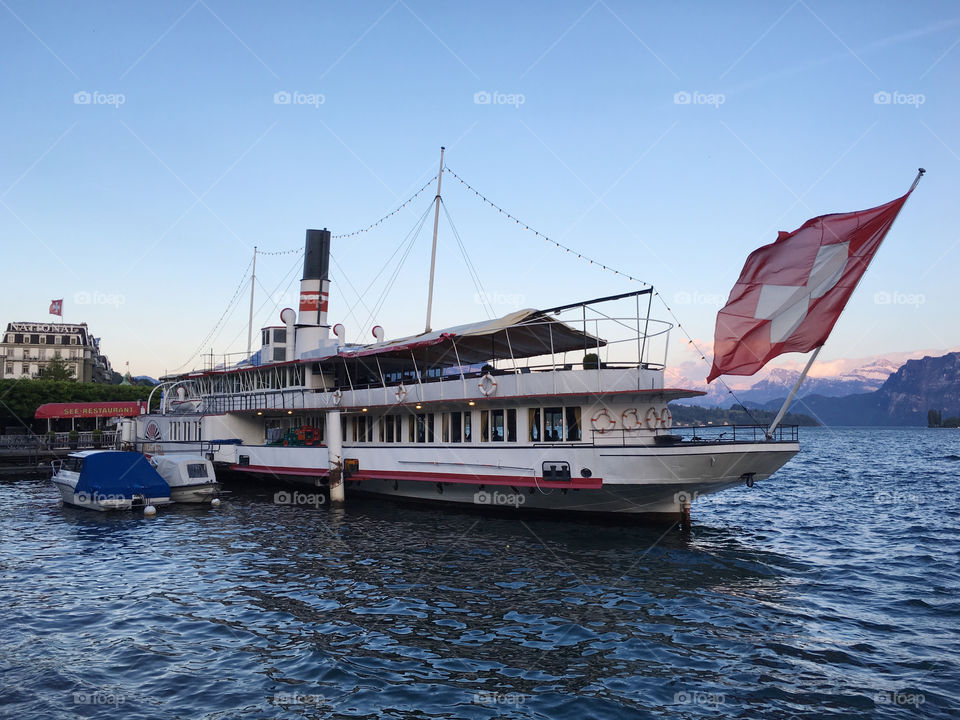 Ship in Switzerland 