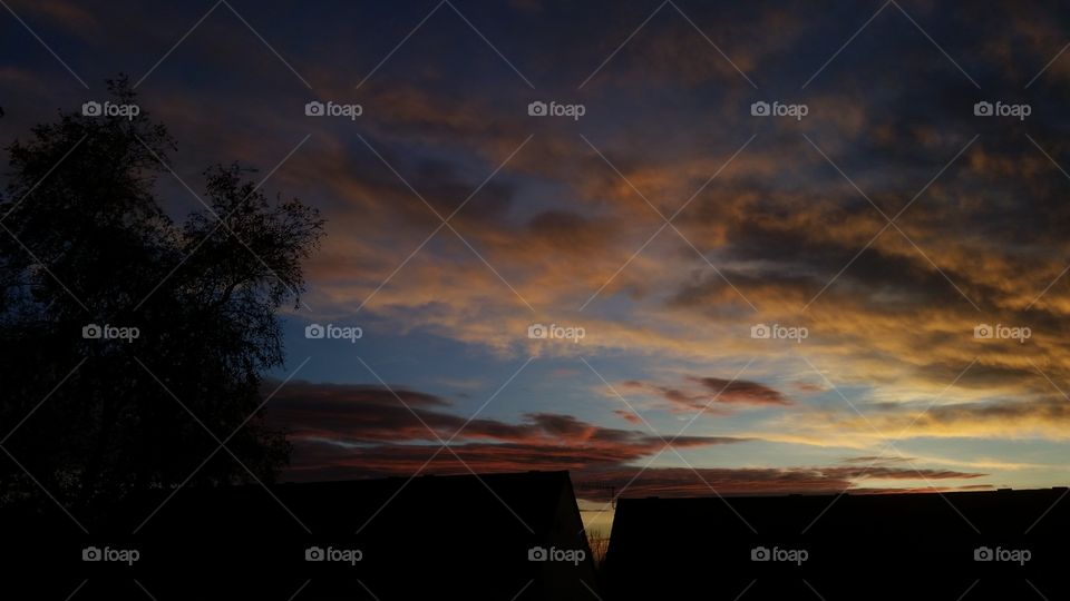 Sunset, No Person, Dawn, Dusk, Evening