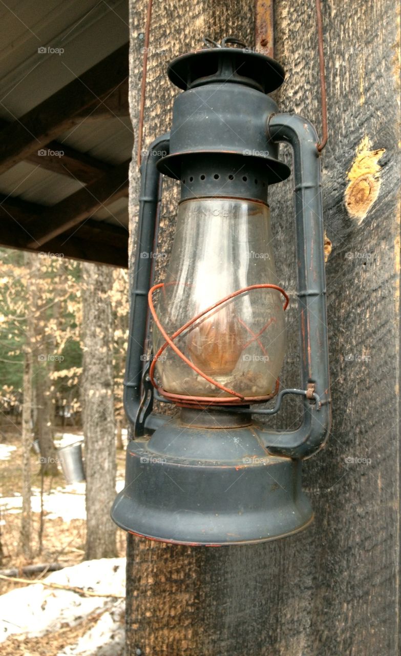 Old Style Oil Lamp