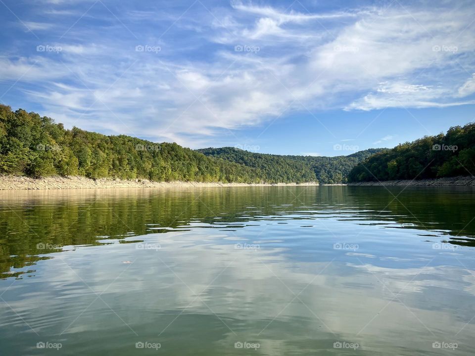 Last hot day out on the lake