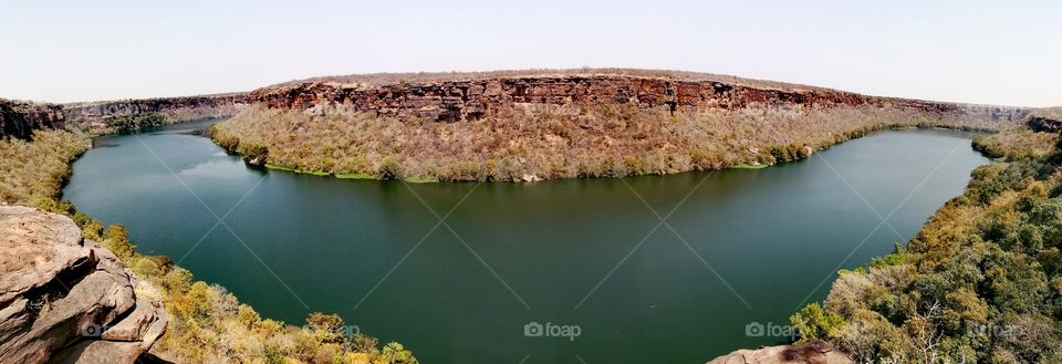 U turn of Chambal River