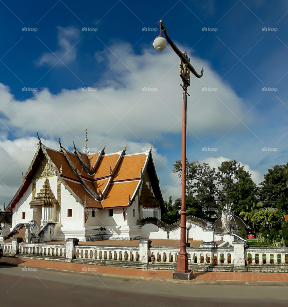 The beauty of the Phumin temple is the oldest temple in Nan . And has a long history