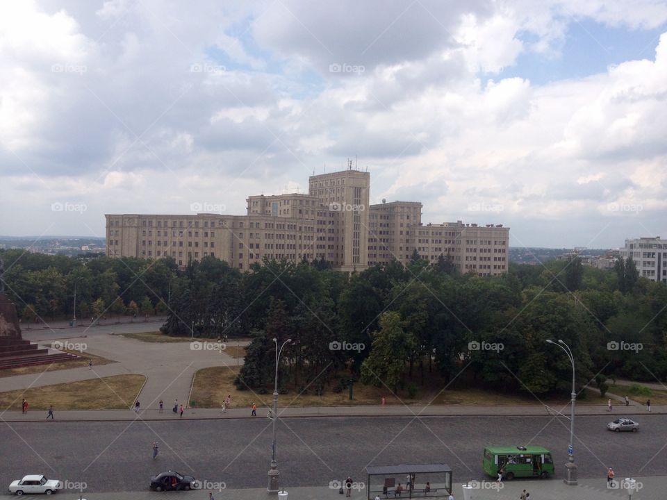 Cityscape of Kharkiv