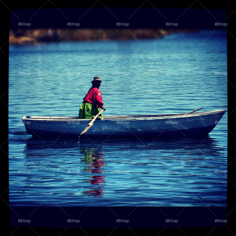 boat peru lake titicaca by DanielJones