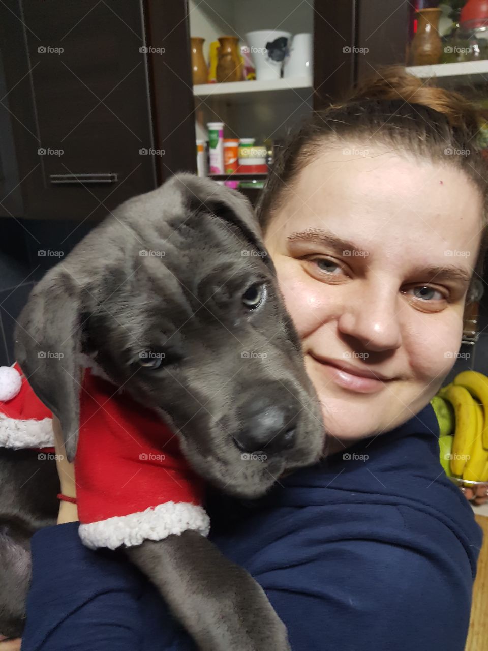 me  & my cane corso puppy 2.5 month