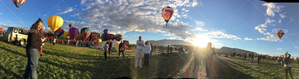 People, Balloon, Recreation, Man, Competition