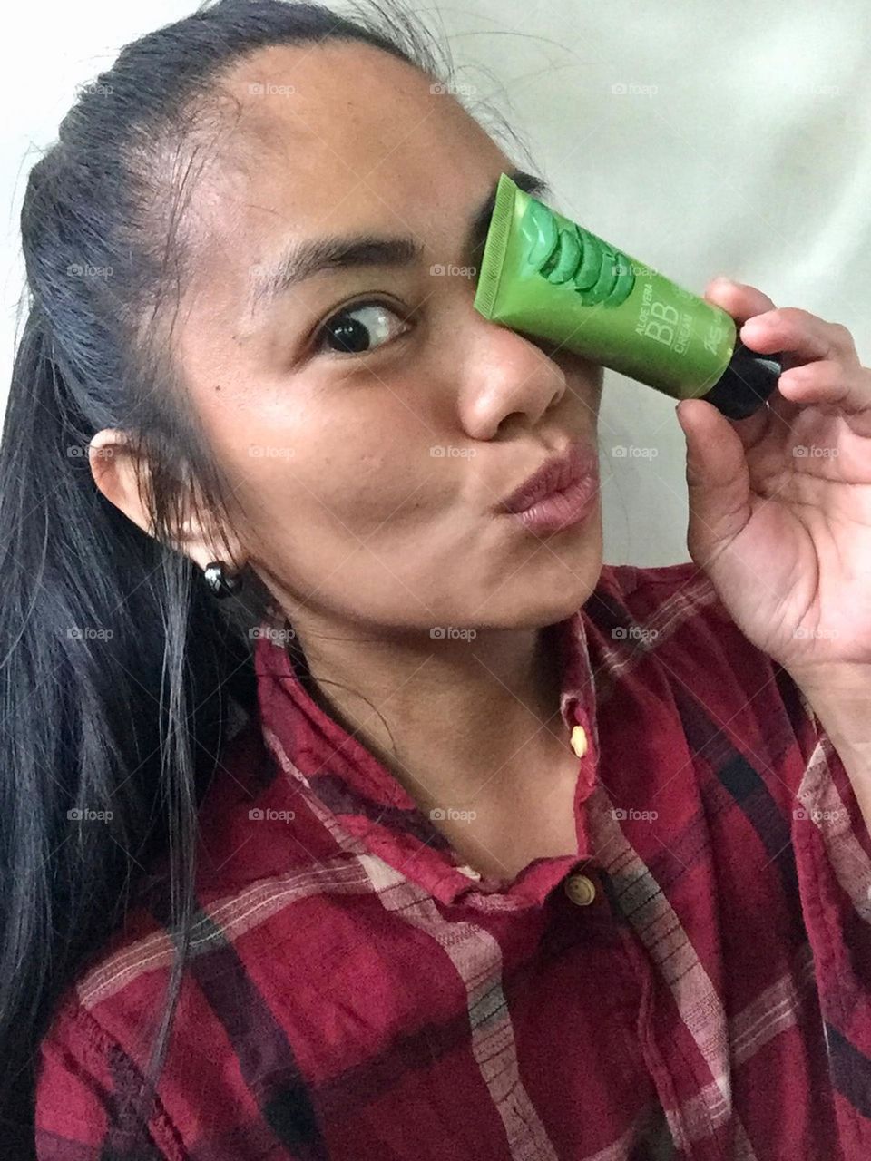 Light hearted portraits with product 