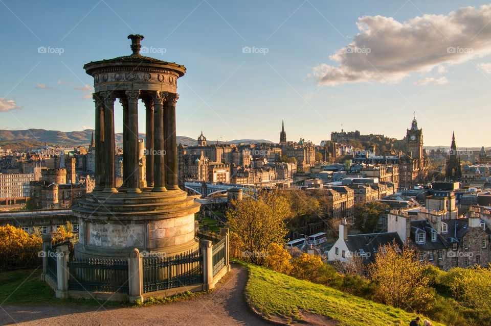 Edinburgh from Calton hill 