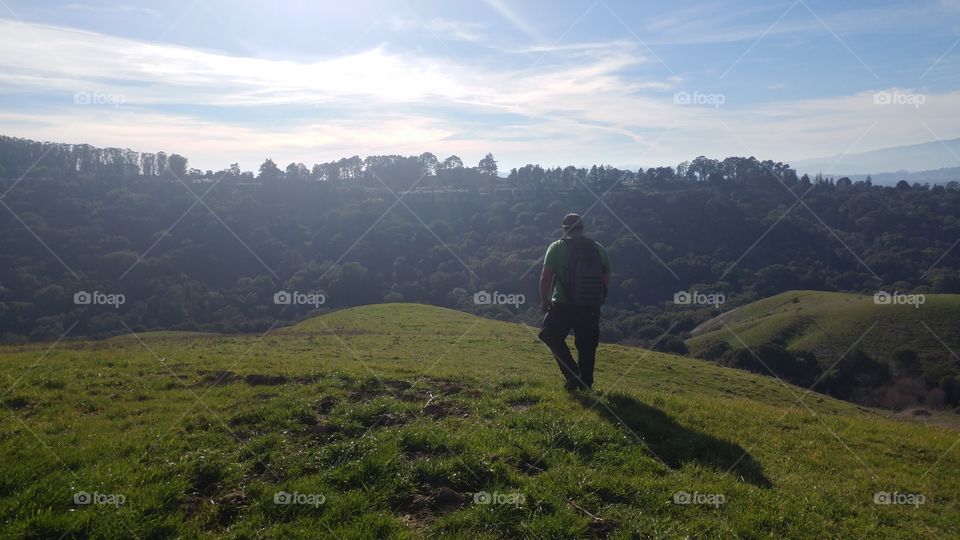 hiking in wild cat park