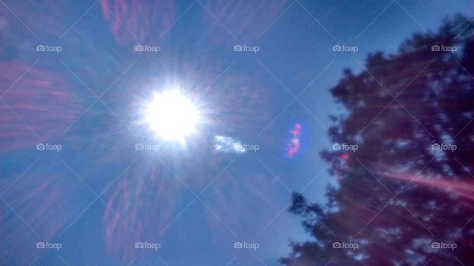 Sun during the Solar Eclipse