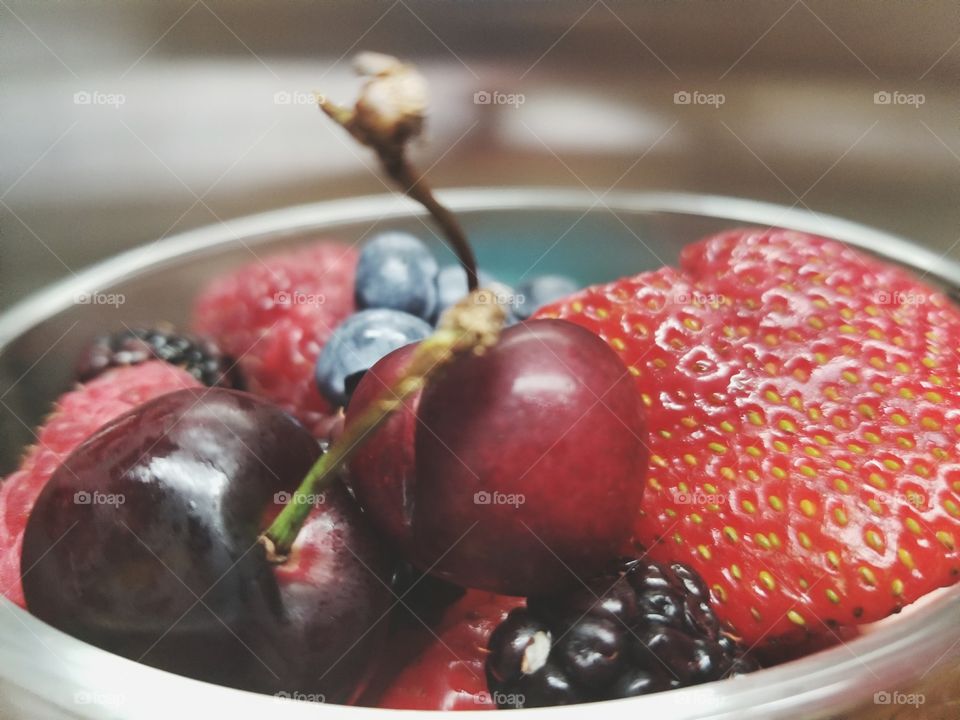 Fresh fruit bowl