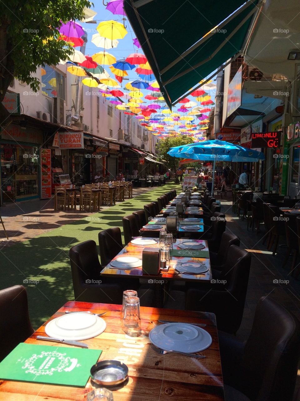 View of a restaurant in turkey