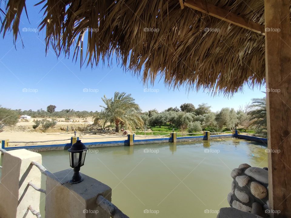 Hot water spring of Siwa