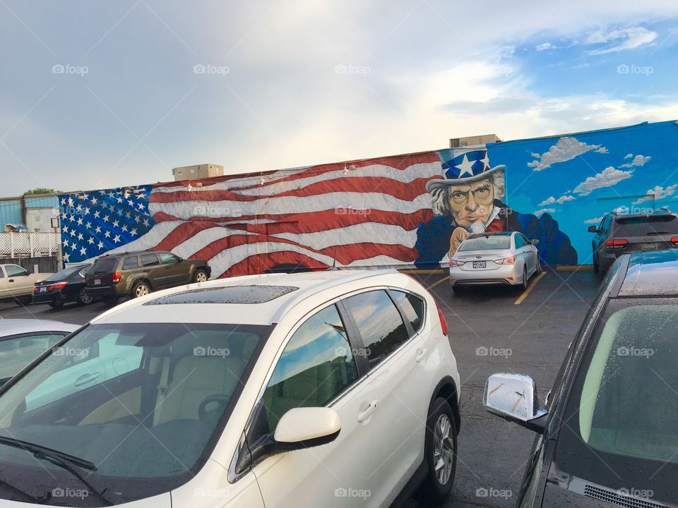 Uncle Sam Mural