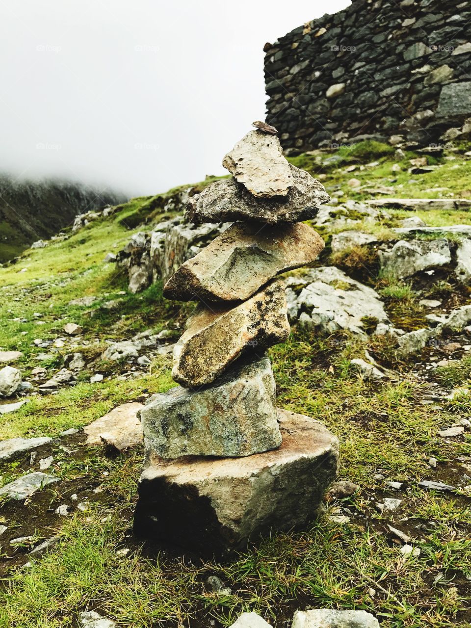 Rocks Stacked on one another 